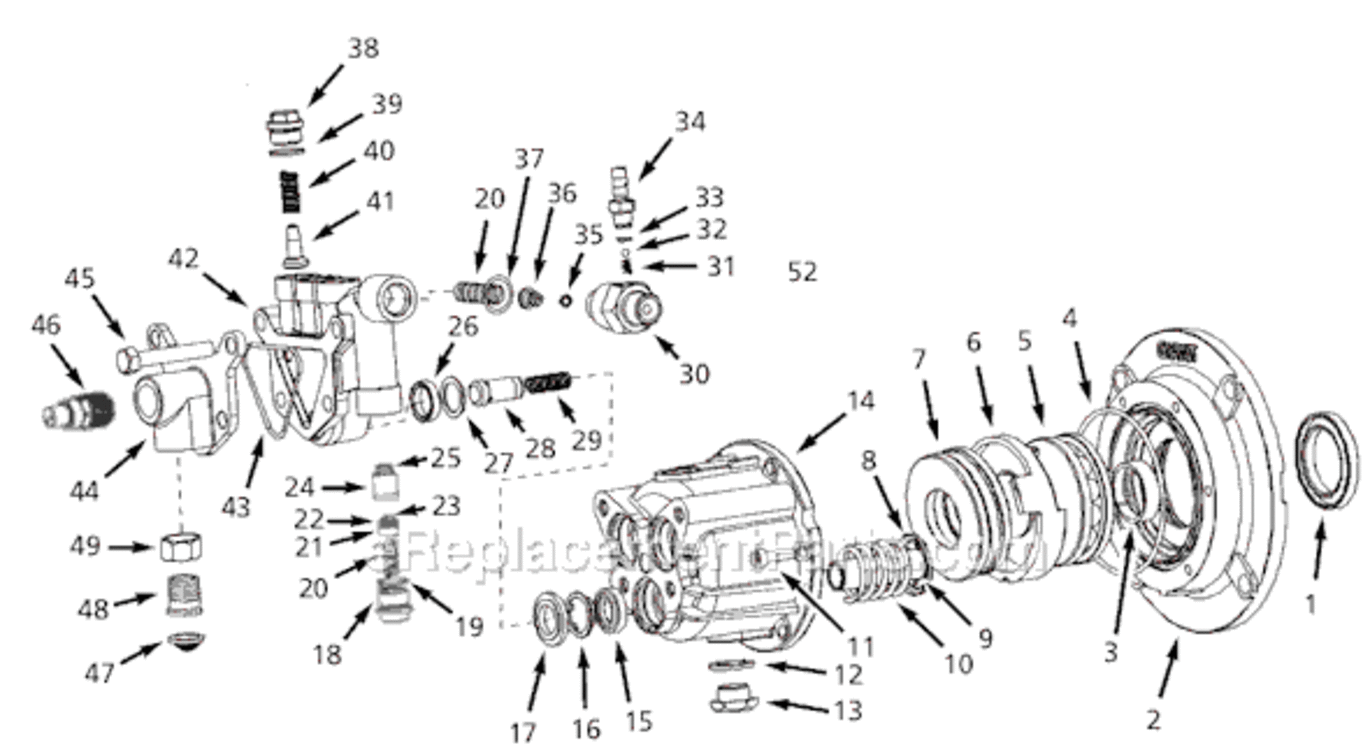 Page A Diagram and Parts List for PM041806AV  Campbell Hausfeld Pressure Washer